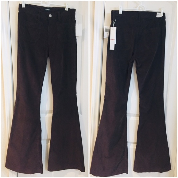 NWT Hudson FLAW High Waist Taylor Flare Cords - Picture 2 of 9